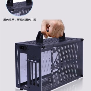 10升 S400闪鳞K49 魔神M49小机箱迷你风冷A4 itx透明长显卡335MM