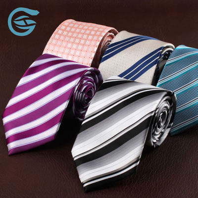 推荐Men business formal wear necktie  polyester silk necktie