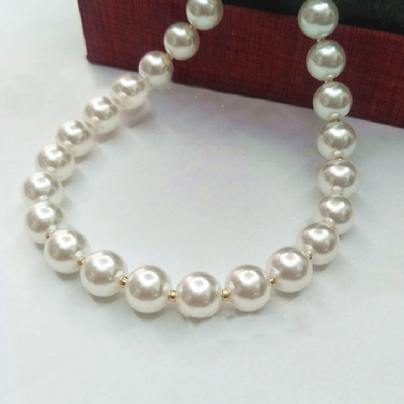 Handle Imitation Pearls Clutch Bag GStrap Purse Bag Belt Wal