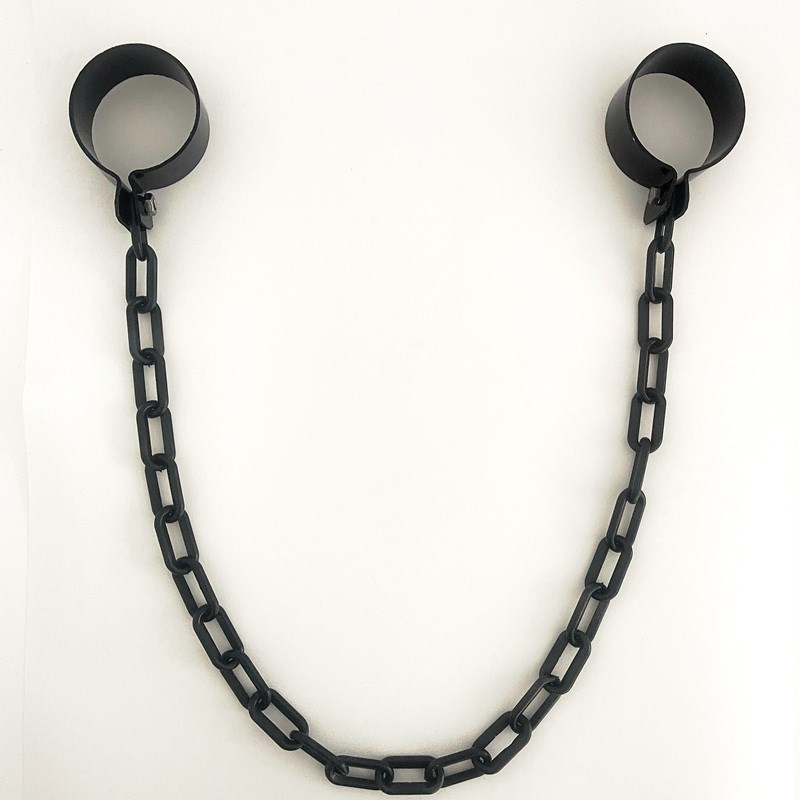 舞台演出民国手链李玉和血衣定制影视囚衣塑料刑具镣铐脚铐道具新