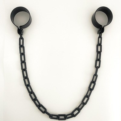 舞台演出民国手链李玉和血衣定制影视囚衣塑料刑具镣铐脚铐道具新