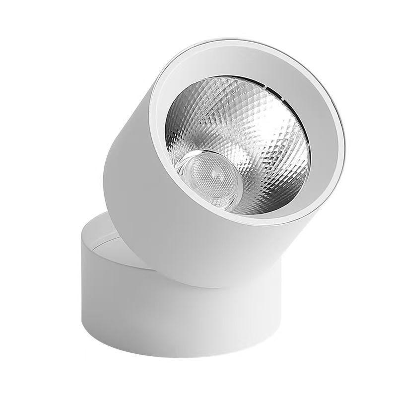 可调角度led筒灯明装可折叠免开孔射灯客厅背景墙桶灯玄关天花灯