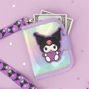 儿童钱包挂绳斜挎女孩日系卡通可爱玉桂狗库洛米零钱包小卡包
