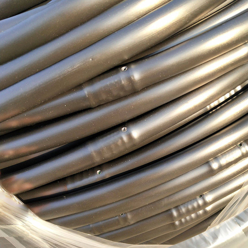 滴灌管农用滴管厂家16pe20内镶圆柱式葡萄果树滴水管双孔接头配件