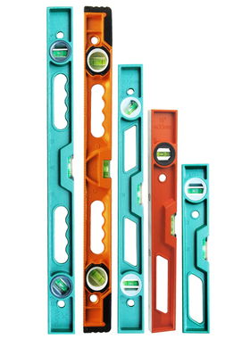 加厚实心铸铝工程水平尺高精度带磁加重家用40cm50cm60cm100cm1米