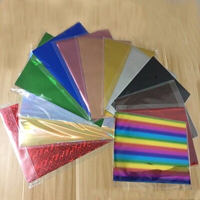 50Pcs New Gold Black Red Hot Stamping Foil Paper Laminator