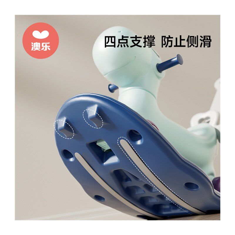 小木马儿童摇马两用摇摇马婴儿幼儿宝宝玩具一周岁礼物摇椅车