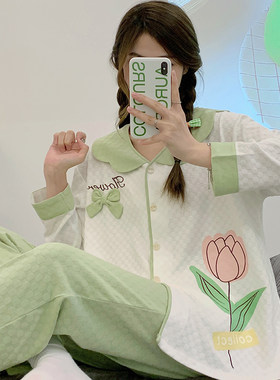 月子服春秋纯棉产后外穿产妇哺乳孕妇睡衣女10月份秋冬季加厚冬天