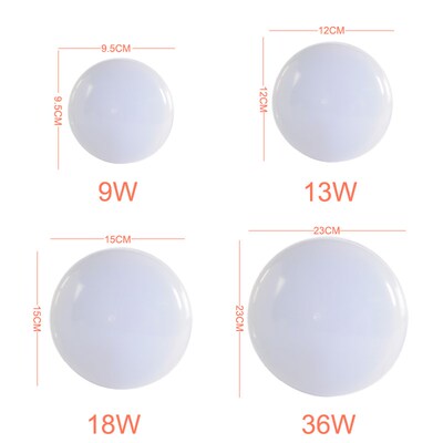 ceiling light 9W 13W 18W 36W LED Round Panel Light down ligh