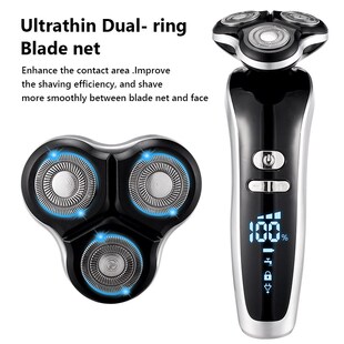 New Electric Shaver For Men 4D Electric Beard Trimmer USB Re
