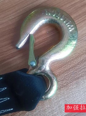 摩托艇游艇拖车绞盘带配件手摇绞盘自锁/绞车卷扬机黑色织带布带