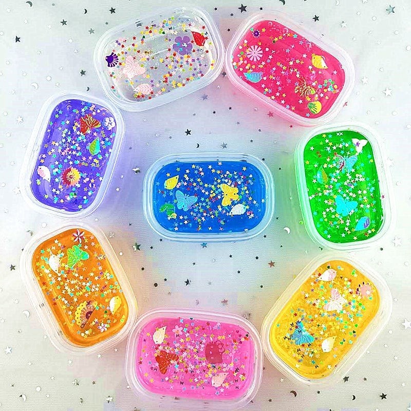 起泡胶便宜越玩越大帐篷泥果酱水晶泥无毒史莱姆套装盒网红气泡胶