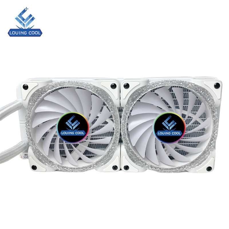 cpu水冷散热器分体式水冷头240水冷机箱电脑风扇12cm