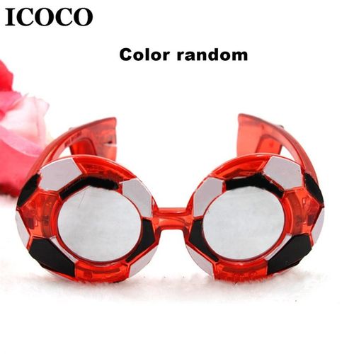 Fashion Football LED Light-Up Glasses Eyewear Fans Flashing