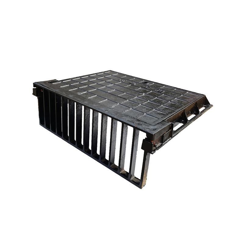 立式雨水铸铁侧篦子l型三件套路缘石侧排水立篦式雨水口箅子井盖