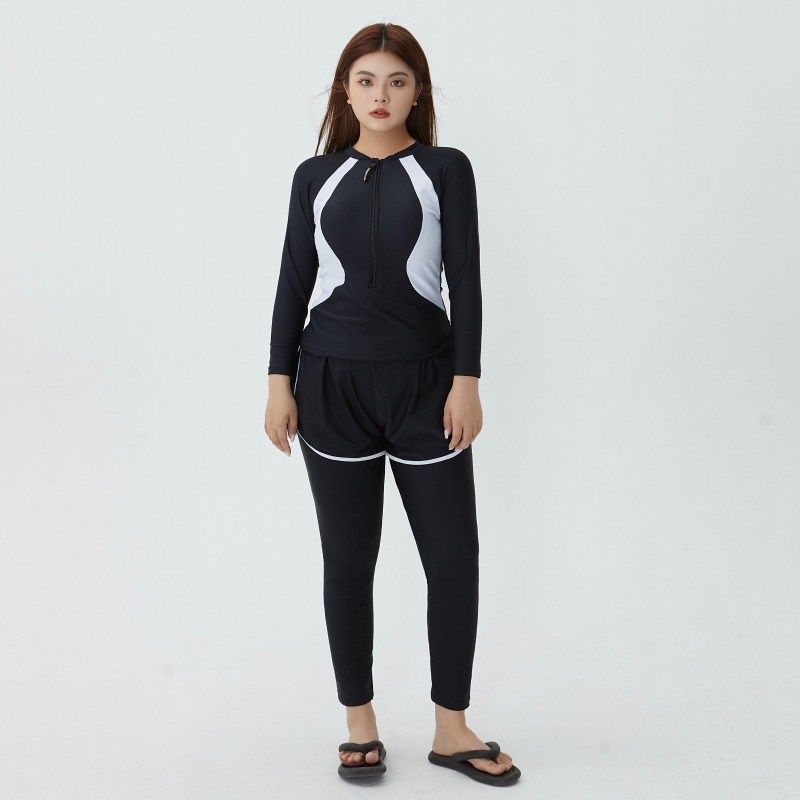 小楠泳衣 大码运动长袖长裤保守显瘦分体四件套温泉潜水游泳衣女,运动/瑜伽/健身/球迷用品,分体泳衣,淘宝优惠券,粉丝福利购,淘宝优惠卷