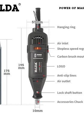 Electric Drill Dremel Grinder Engraver Pen Grinder Mini Dril