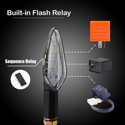 Approved Motorcycle Turn Signals E4 Motorcycle Flasher E Mar