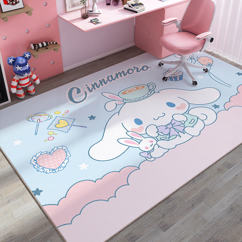 女孩粉色儿童地毯男孩卡通阅读区电脑椅防滑地垫书房卧室床边毯子,居家布艺,转椅地垫,淘宝优惠券,粉丝福利购,淘宝优惠卷