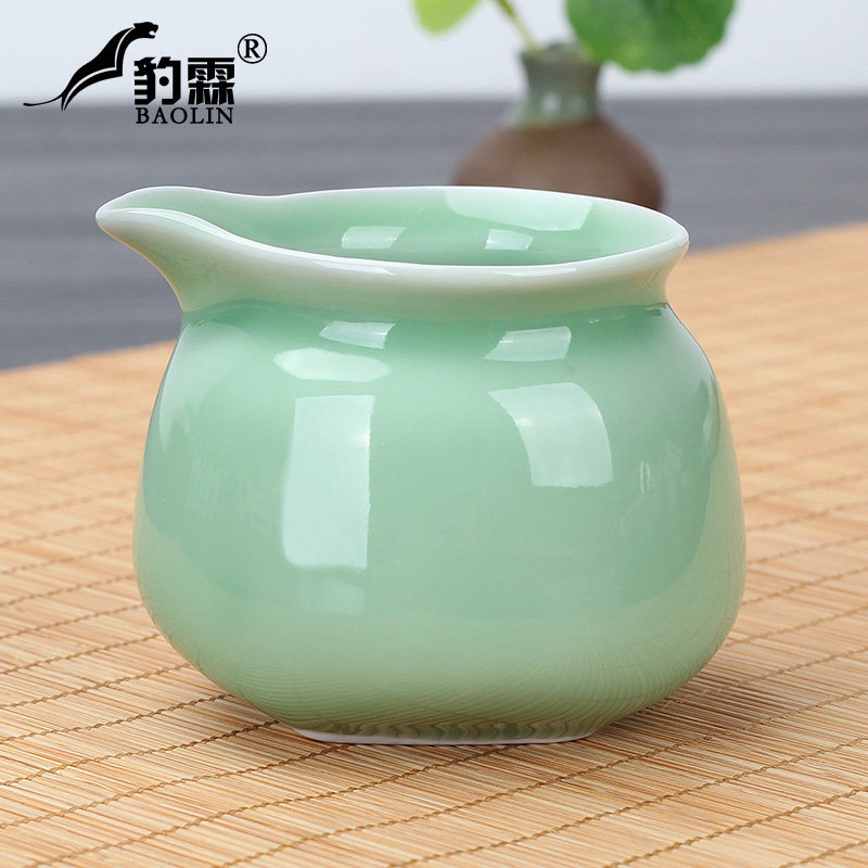 工厂销陶瓷公道杯茶o漏套装分茶器分茶杯功夫茶具单个公平杯紫砂