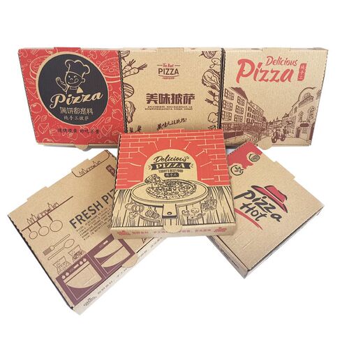 披萨盒子定 制6 7 8 9 10 12寸一次性pizza披萨U包装盒外卖打包盒