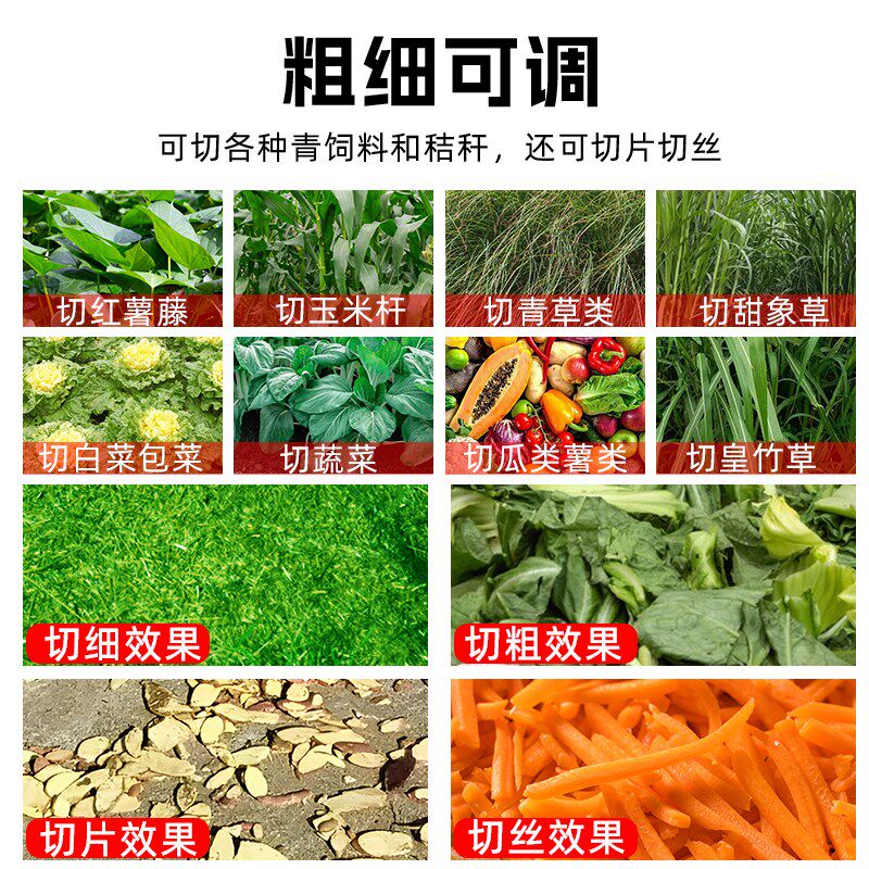 电动铡草机猪草切碎机秸秆粉碎机养殖切草机鸡鸭牛碎草机家用小型,五金/工具,碎草机,淘宝优惠券,粉丝福利购,淘宝优惠卷