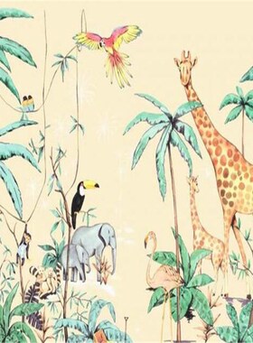 beibehang Custom wallpaper photo tropical rain forest plant