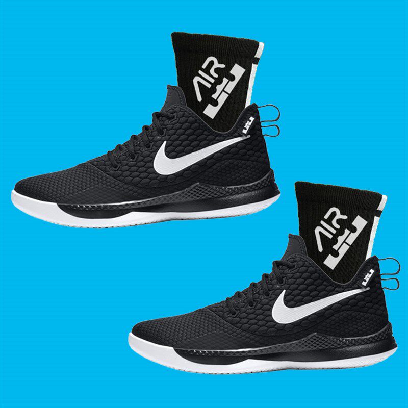 现货速发詹姆斯篮球运动袜子詹16士兵使节毛巾底加厚减震高筒训练