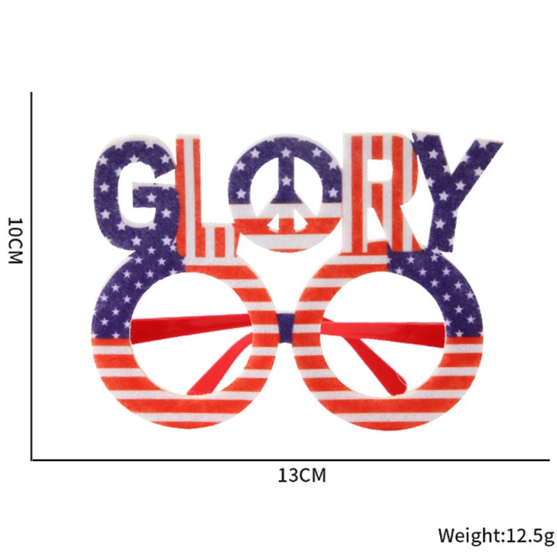 速发Independence Day USA National Day Party Decor eye glasse