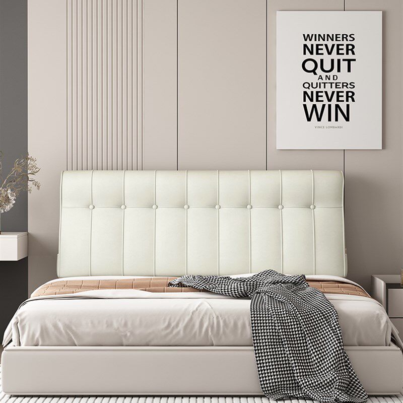 软包靠背榻榻米床头靠垫现代简约科技布大靠背床头板床上靠枕定制,居家布艺,床头靠垫,淘宝优惠券,粉丝福利购,淘宝优惠卷