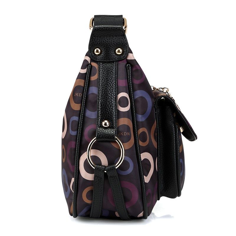 中老年妈妈女包斜挎帆布包单肩包百搭旅行单肩包牛津纺斜挎女包包