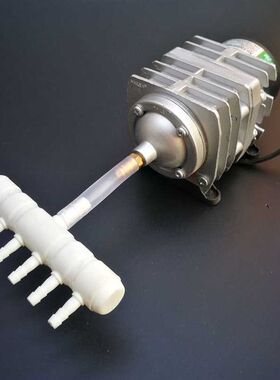 鱼池养鱼蒸养机 k家用220v特强增氧泵户外小型增痒机大功率防溅水