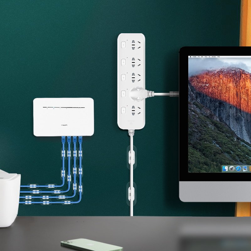 电线固定器免打孔线卡子收纳插座自粘网线走线神器卡扣免钉理线器,收纳整理,理线器/集线器/绕线器,淘宝优惠券,粉丝福利购,淘宝优惠卷