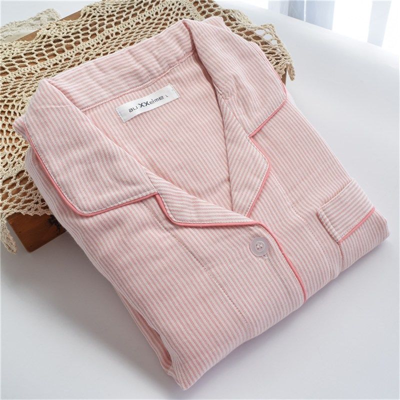 日系日单春秋冬全棉加厚双层纱布男女情侣睡衣长袖套装家居服,女士内衣/男士内衣/家居服,睡衣/家居服套装,淘宝优惠券,粉丝福利购,淘宝优惠卷