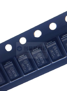 1SMA5927BT3G贴片稳压二极管 1.5W/12V丝印827B SMA DO-214AC全新