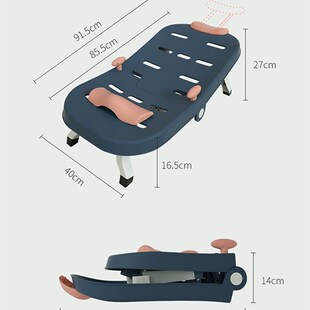 Thickening Children's Shampoo Chair Recliner Shampoo Bed Fol