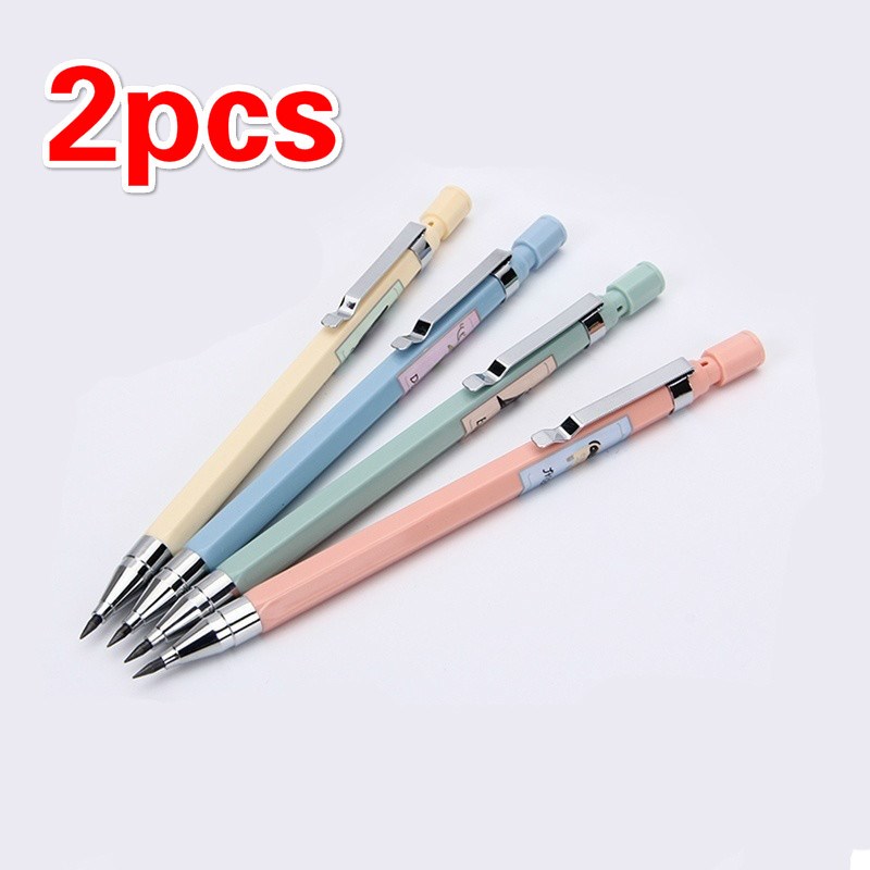 2pcs Mechanical Pencil Automatic Pencil Lead Holder School