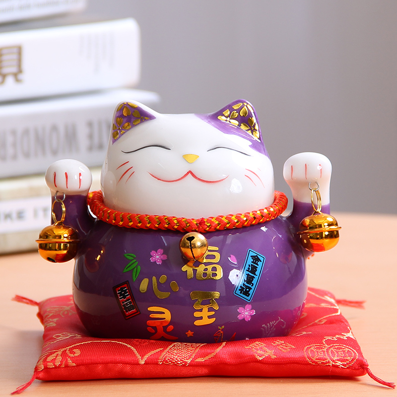 Ceramic Lucky Cet Piggy  ankBCreaItive Homa Decoration 包装 纸自封袋 原图主图