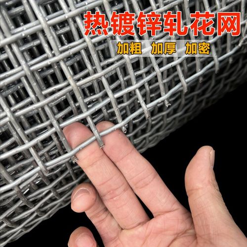 镀锌网铁丝轧猪沙编织网羊养殖网网花钢丝网石安全床筛网围栏过滤