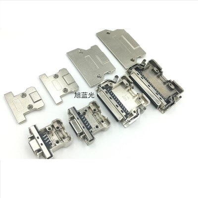SCSI 连接器 刺破/焊线母头铁壳式 HPCN14P/20P/26P/36P/50P/68P
