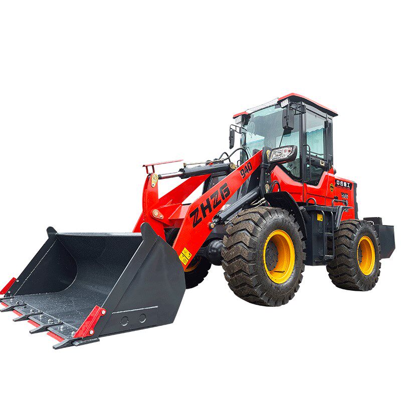 小型铲车装载机四驱30型家用山东鲁工小铲车农用工程多功能抓木机