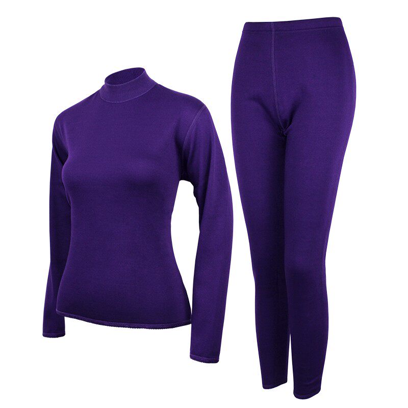 老年人保暖内衣套装女加绒加厚男士老人妈妈奶奶秋衣秋裤冬季