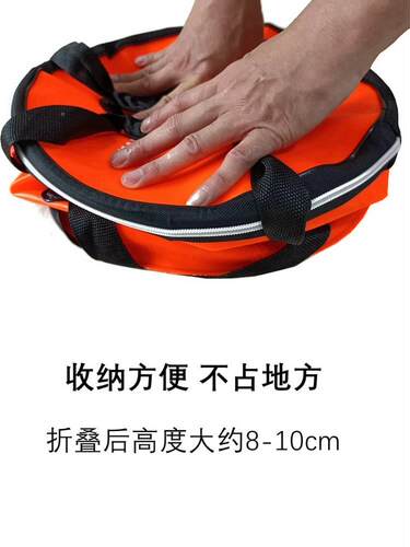 促销R鱼TI鱼折叠h桶钓垂钓户外装鱼捕鱼打水桶EVA加厚钓TJS鱼箱活