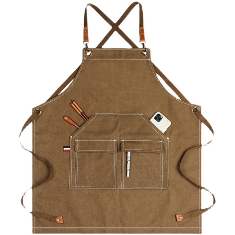 奶茶店围裙定制logo餐饮防水牛仔布料商用工装餐厅酒吧工作服,家庭/个人清洁工具,围裙,淘宝优惠券,粉丝福利购,淘宝优惠卷