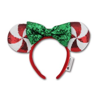 NEW Aulani DOT Ariel Purple Flower sequin mickey Minnie Gold