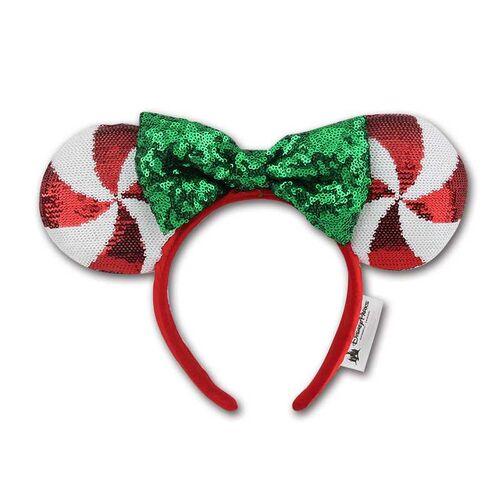 NEW Minnie mickey sequin Purple Aulani Gold Flower DOT Ariel