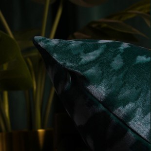 高级感加厚款 天鹅绒纯色抱枕套波浪纹提花压花凹凸质感靠垫套