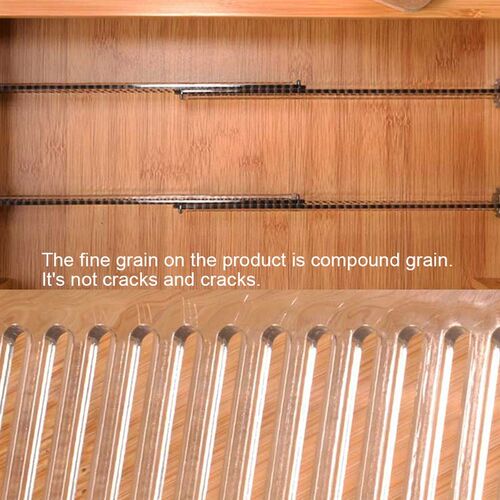 2Pcs Durable Drawer Cabinet Storage Partition Divider Adjust