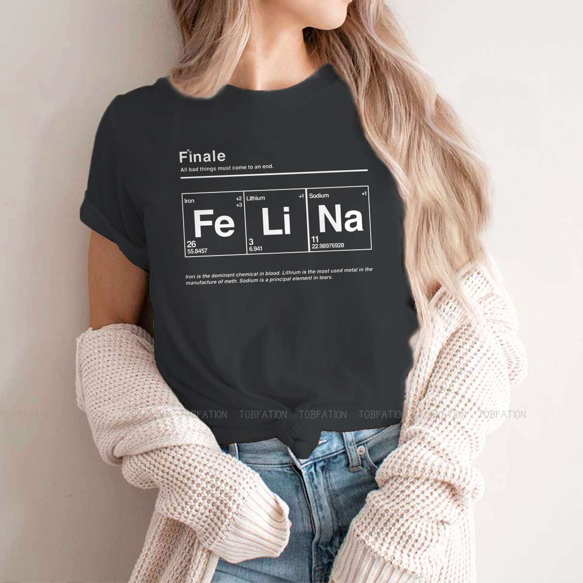 FeLiNa Cute Girls Womesn T-Shirt Breaking Bad Walter White T