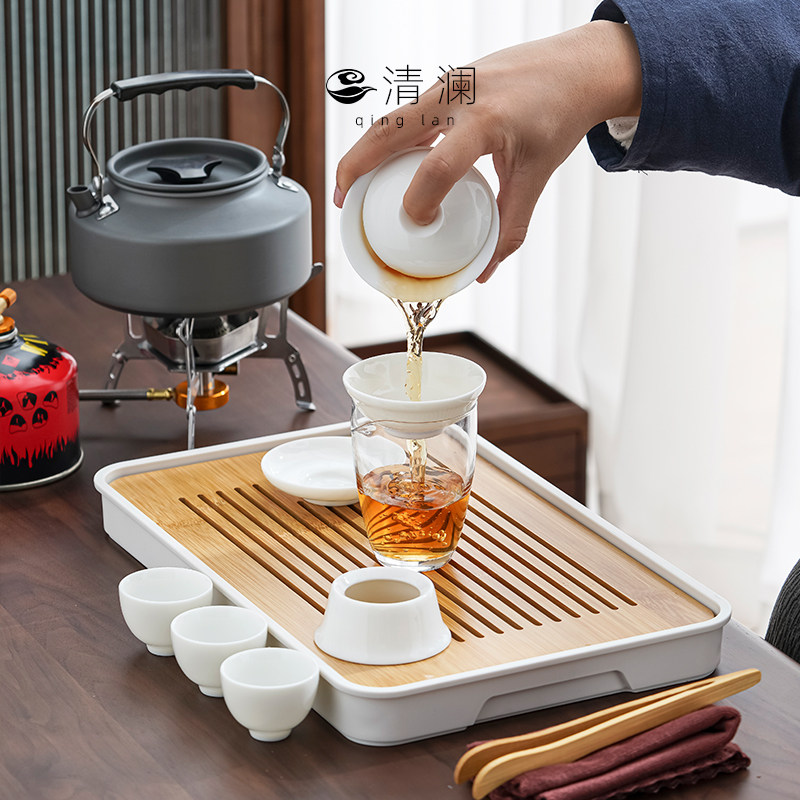 新款旅行茶具套组可携式包户外功夫车载野外露营烧水煮茶炉泡茶装,餐饮具,旅行茶具,淘宝优惠券,粉丝福利购,淘宝优惠卷